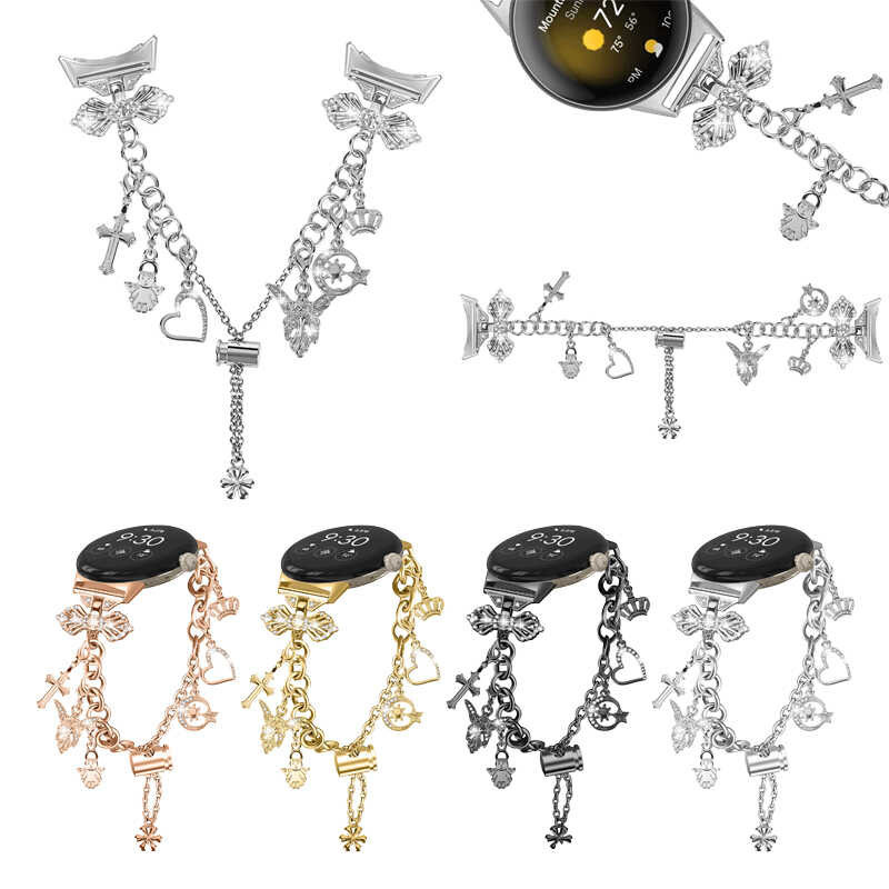 Steel Strap Stainless Google Pixel Watch Band Women Bracelet Diamond Metal Band Accessories Para