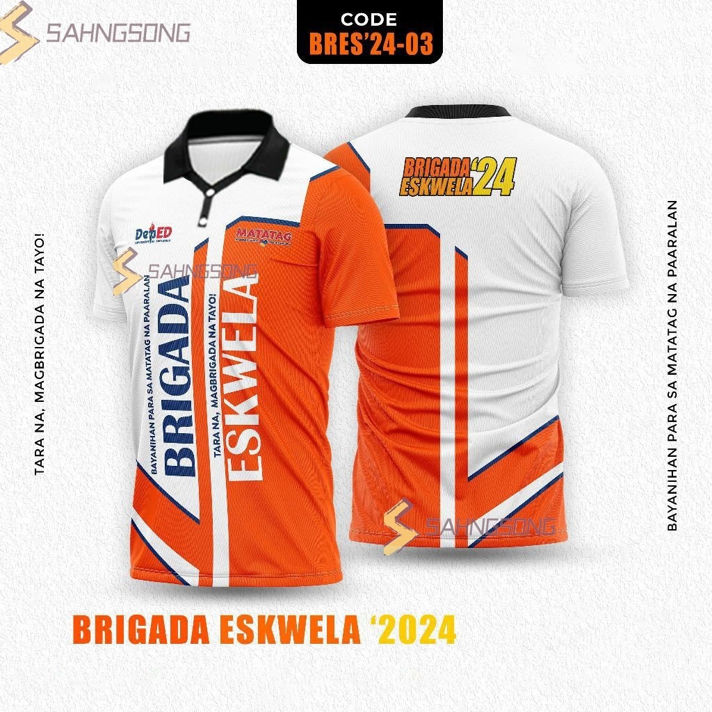 [READY STOCK] 2024 BRIGADA ESKWELA Full Sublimation T-shirt. Full ...