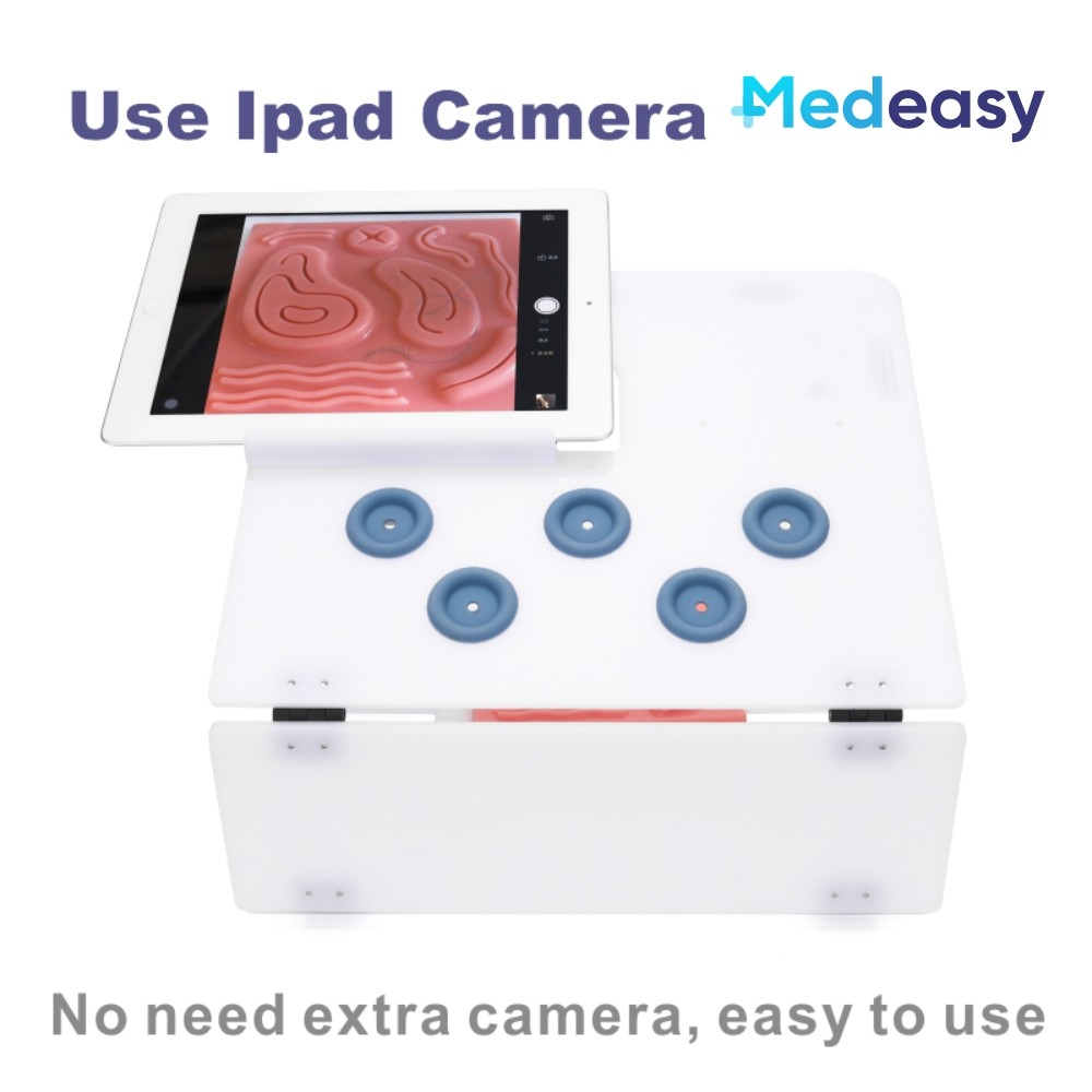 Laparoscopic Training Simulator Full Set, Laparoscopy Trainer Box with ...