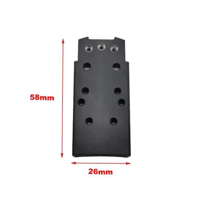 CNC Metal P320 Rear Sight Mount Plate Base Fit For SIG RMR SRO ...