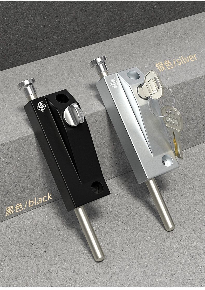 Latch Rotating Door Lock Frameed Door Floor Lock Wooden Door latch Lock ...