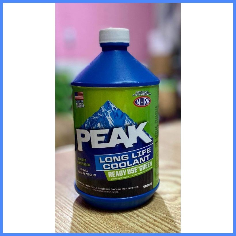 ๑ PEAK coolant Ready to use 500ml (green) Shopee Philippines