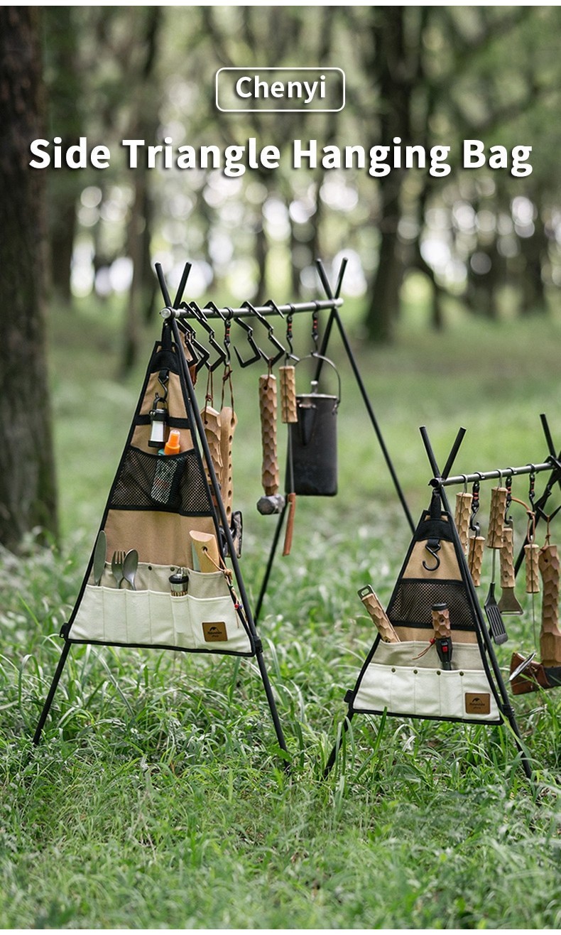 Naturehike Side Triangle Storage Canvas Bag for Triangular Hanging Rack ...