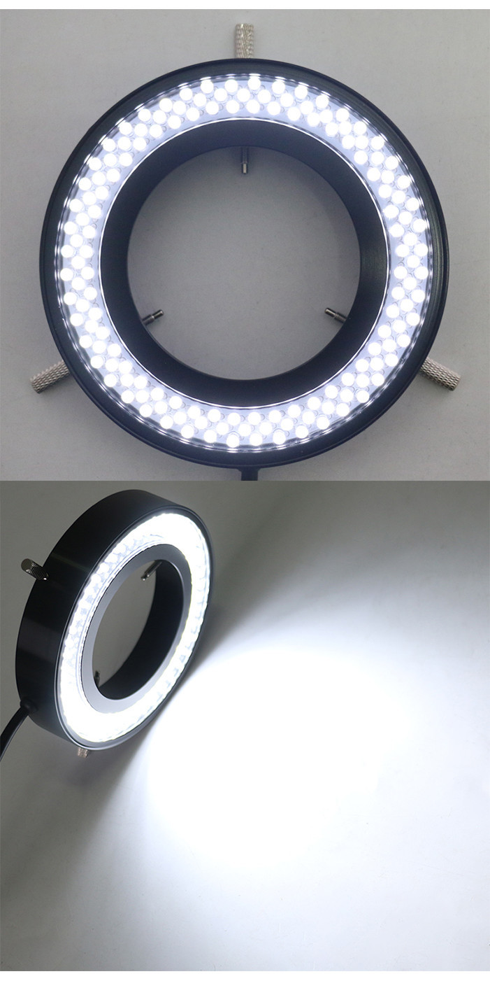 144 LED Ring Light Lamp Stereo Microscope Video Camera Light source ...