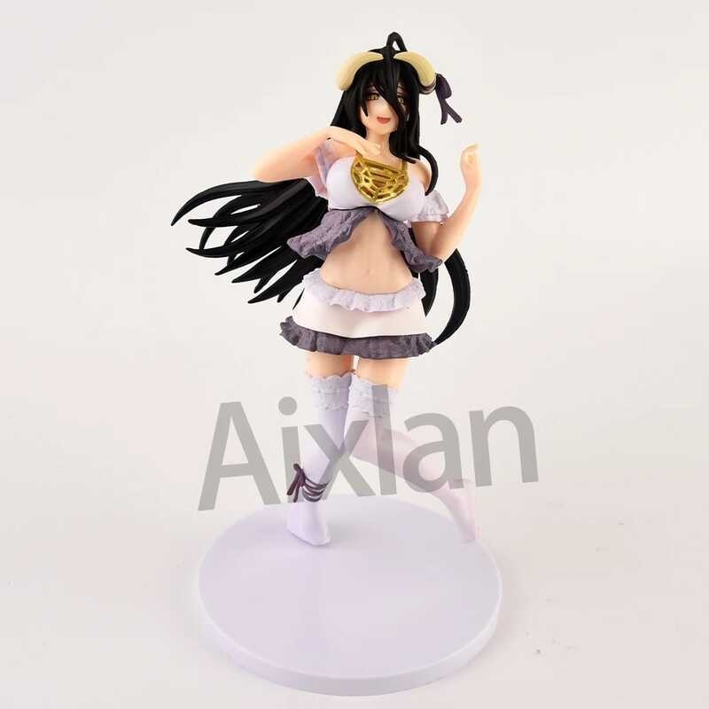 MABAIUDE Albedo Anime Figure - 19cm PVC Statue, Pyjama Style, Handmade Collectible Desk Decoration - View #11