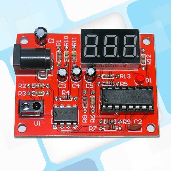 51 Microcontroller Digital Heart Rate Meter Electronic Production PCB ...