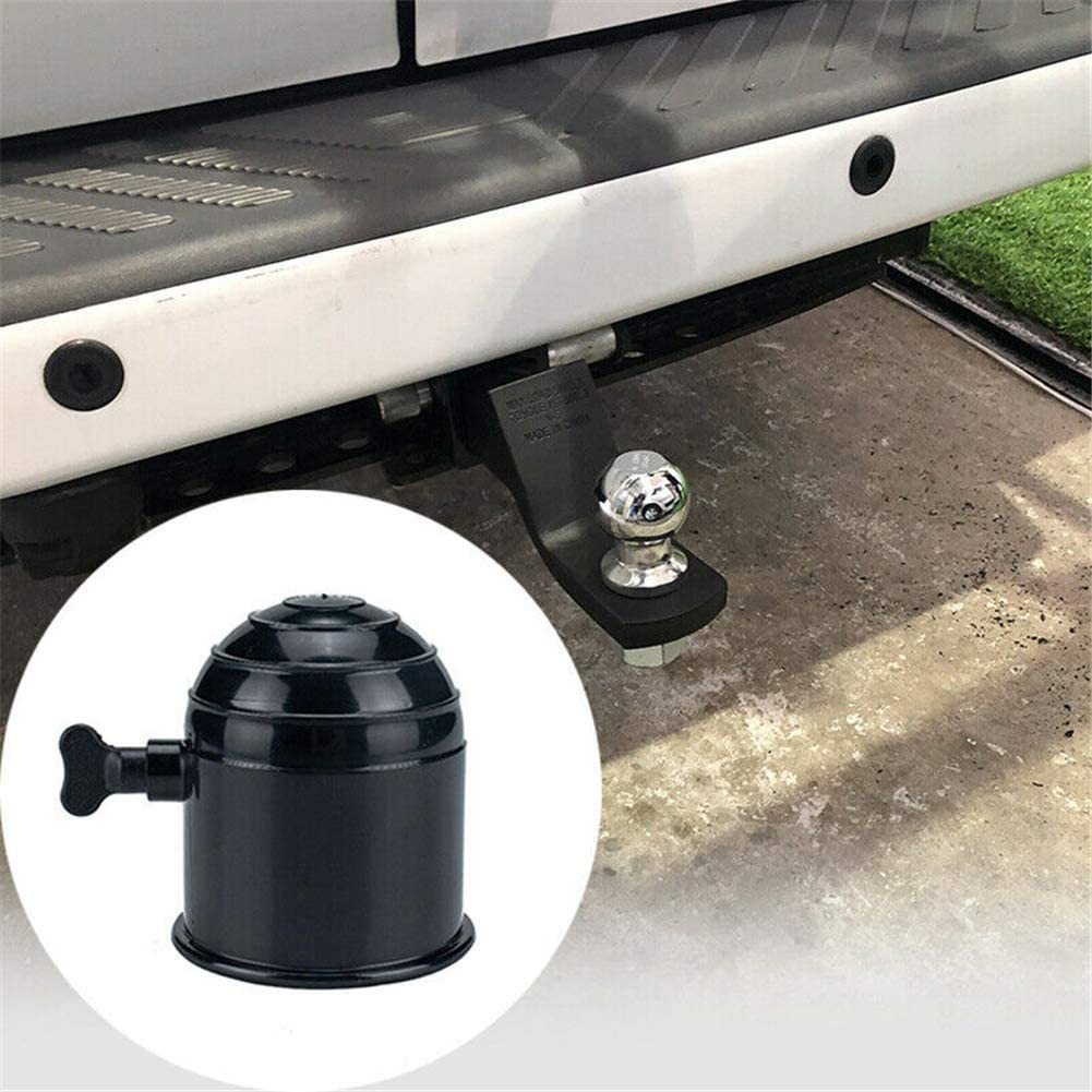 [LALA-PH] 50mm Car Tow Bar Ball Cover Lockable Key Towing Hitch Trailer ...