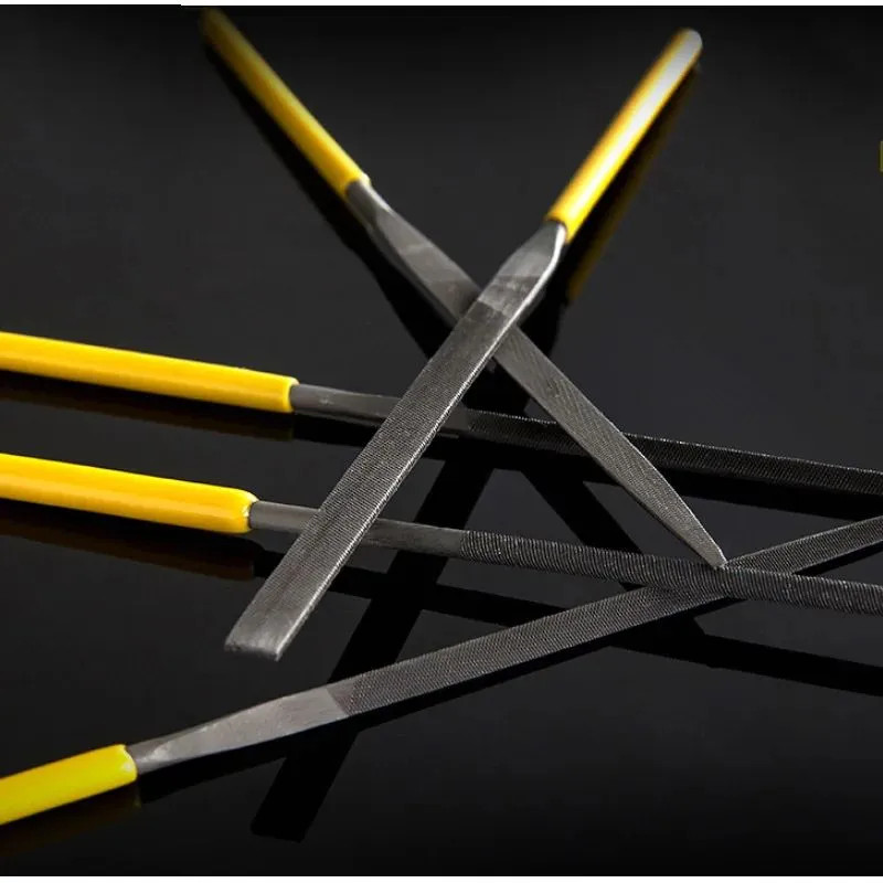 STANLEY Assorted Steel File Set 5Pcs Metal Triangle Semicircular Mini ...