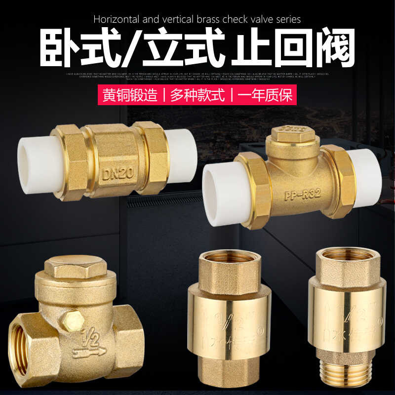 2025PPR live joint hot melt one-way brass vertical check valve tap ...