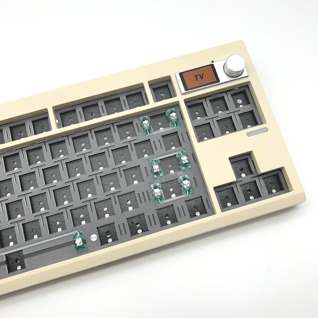 Zuoya GMK87 2.4gWireless Bluetooth Three- Mode Gasket Structure Slotted ...