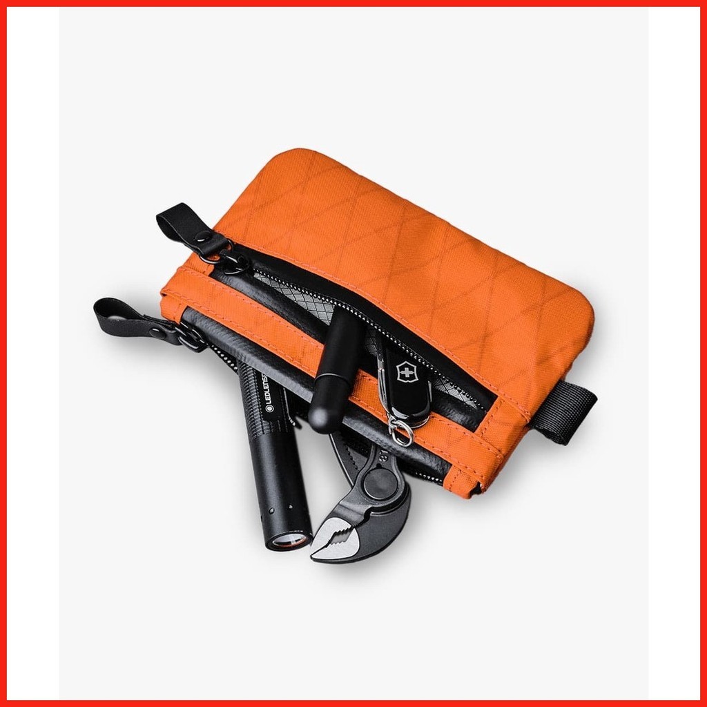 Isla Zip Pouch in Orange main image 0