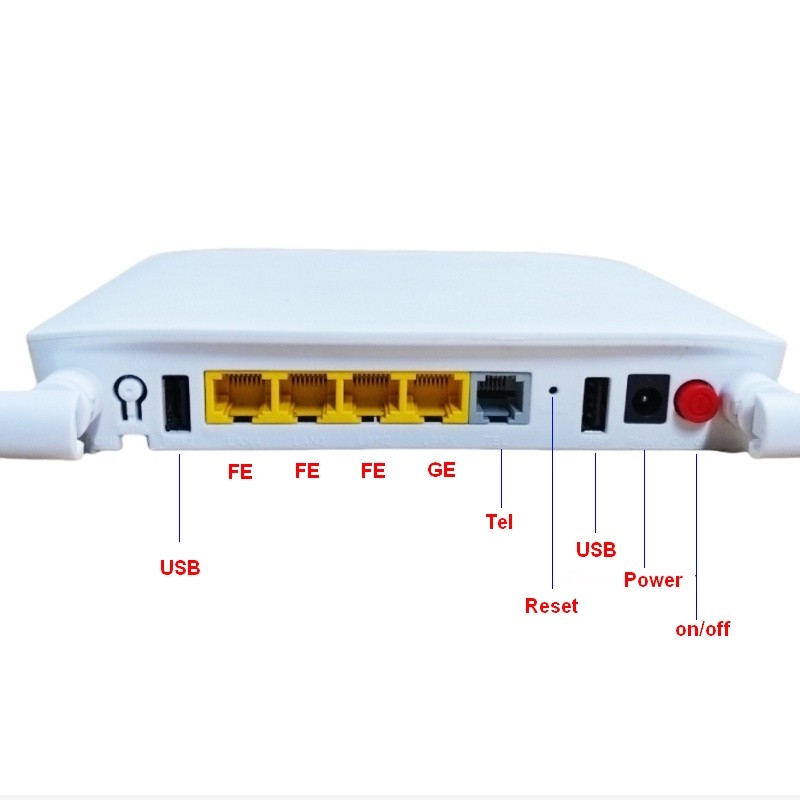 5G dual band F670L ONT/ONU English Firmware 4GE+2usb+Tel 5G WIFI UN ...