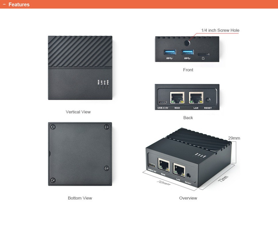 NanoPi R4S Kit & Combo 4G LPDDR4 RAM,Rockchip RK3399,Dual Cortex-A72 ...