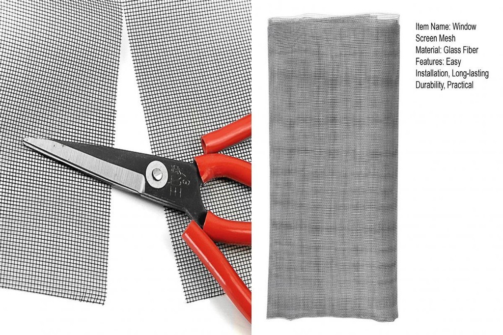 SGW_ Replaceable Window Screens Easy Install Fiberglass Window Screen ...