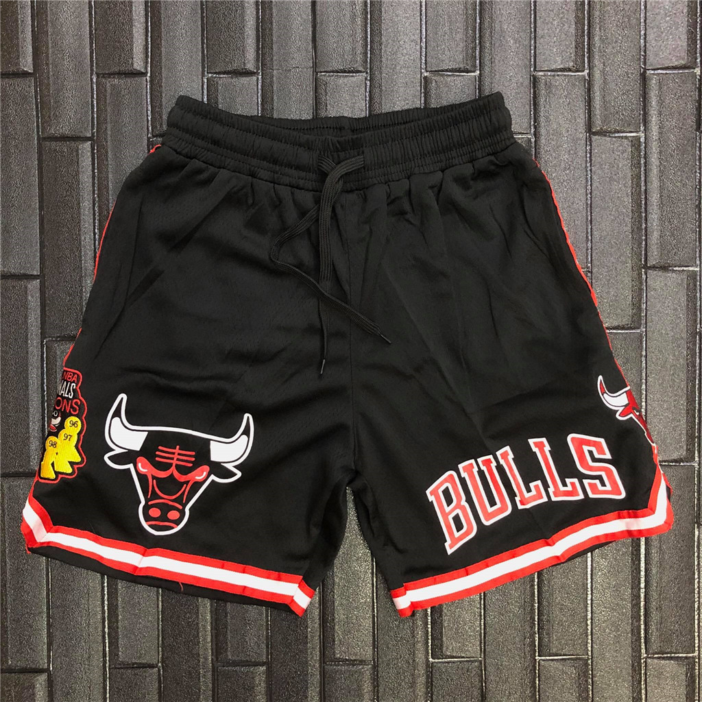 All 19's Championship Chicago Bulls Shorts, Embroid Fabric Quality ...