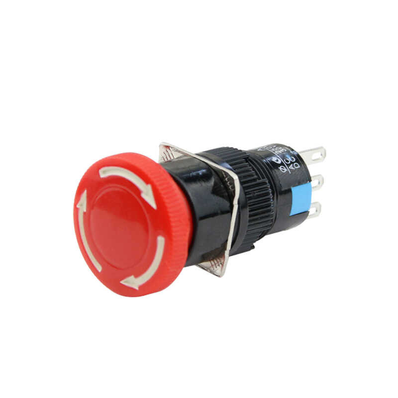 Emergency stop button La 16 - 11 ZS emergency switch with self-locking ...