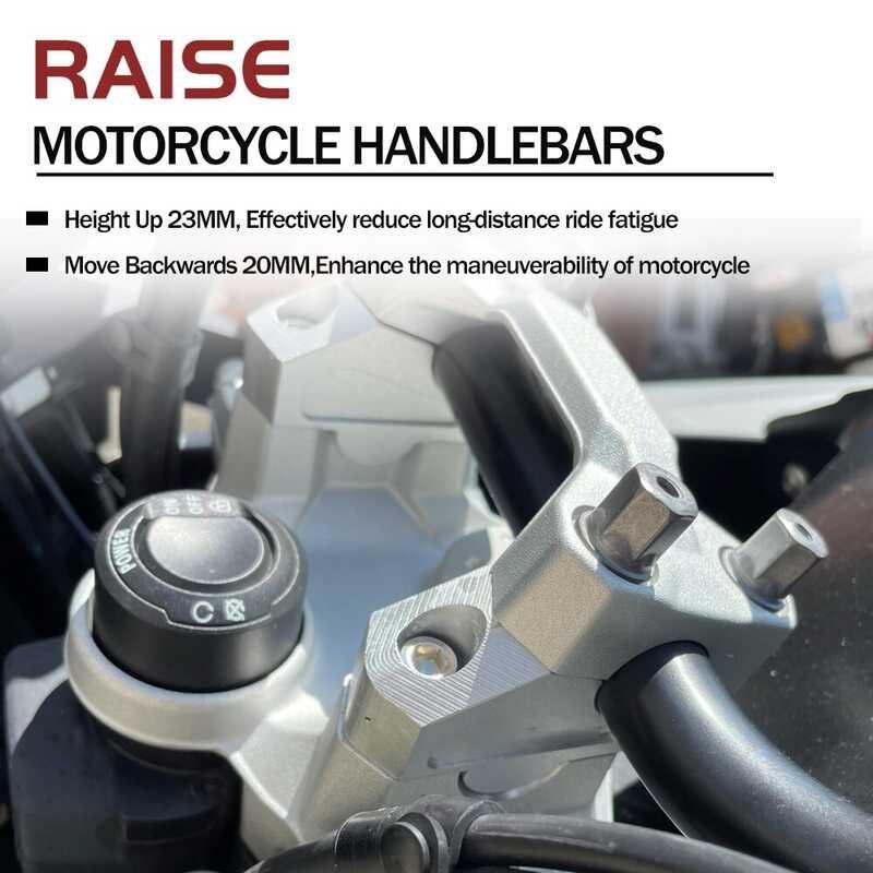 Ng Motorcycle Handlebar Risers Height Up Adapter 22Mm Hand Bar Clamp ...