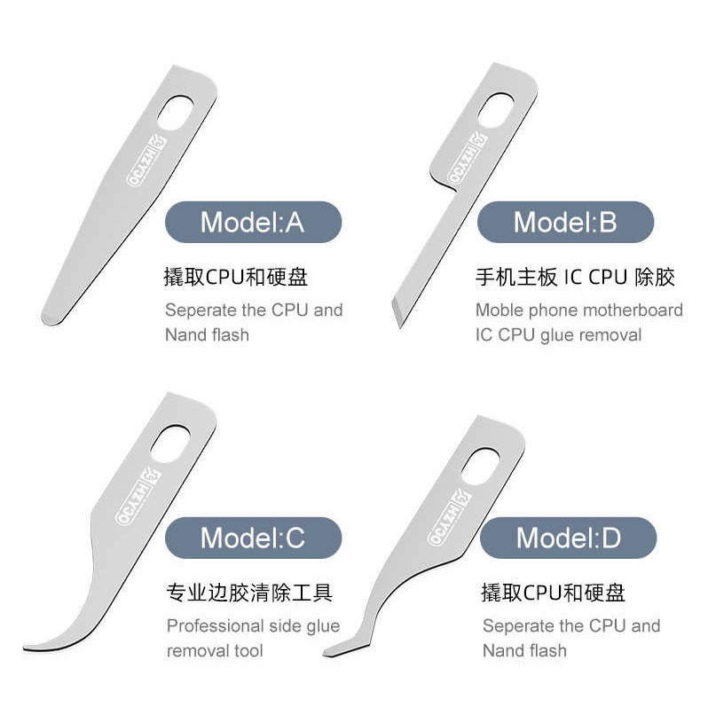 4-In-1 HZY 011 Scraping Pry Kit Hand Sanding Blade Para Sa CPU IC ...