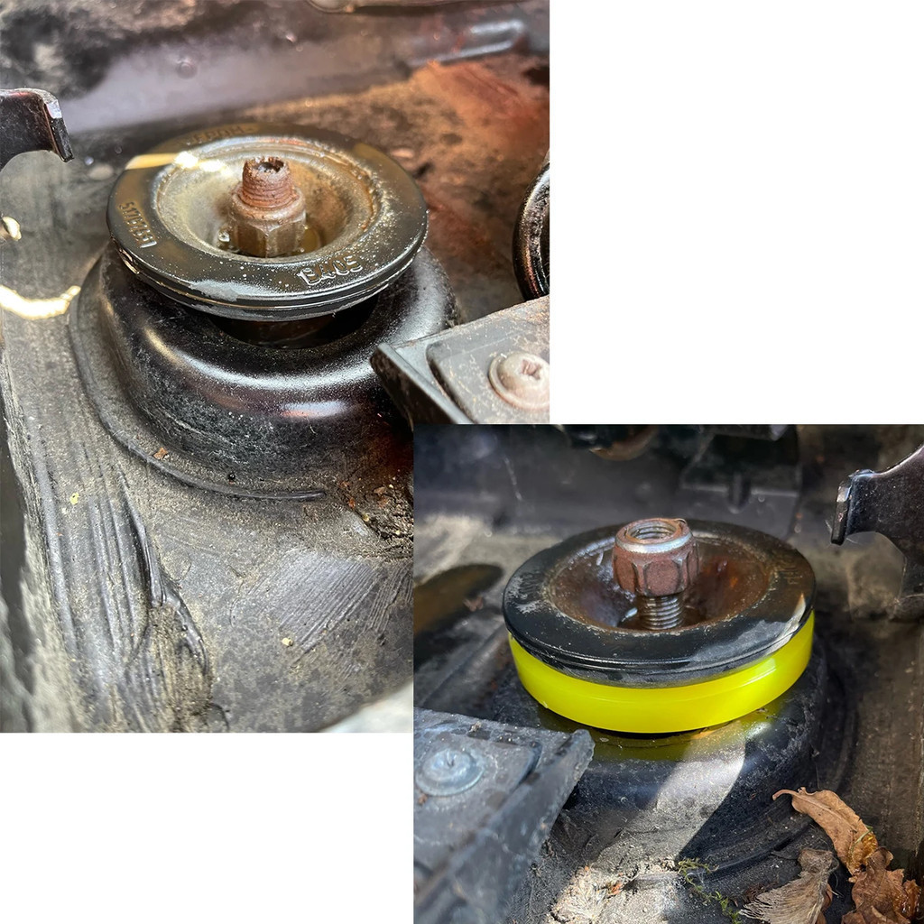 Silencer Pad Rubber Bushing Dampers Universal Front Strut Tower Mount ...
