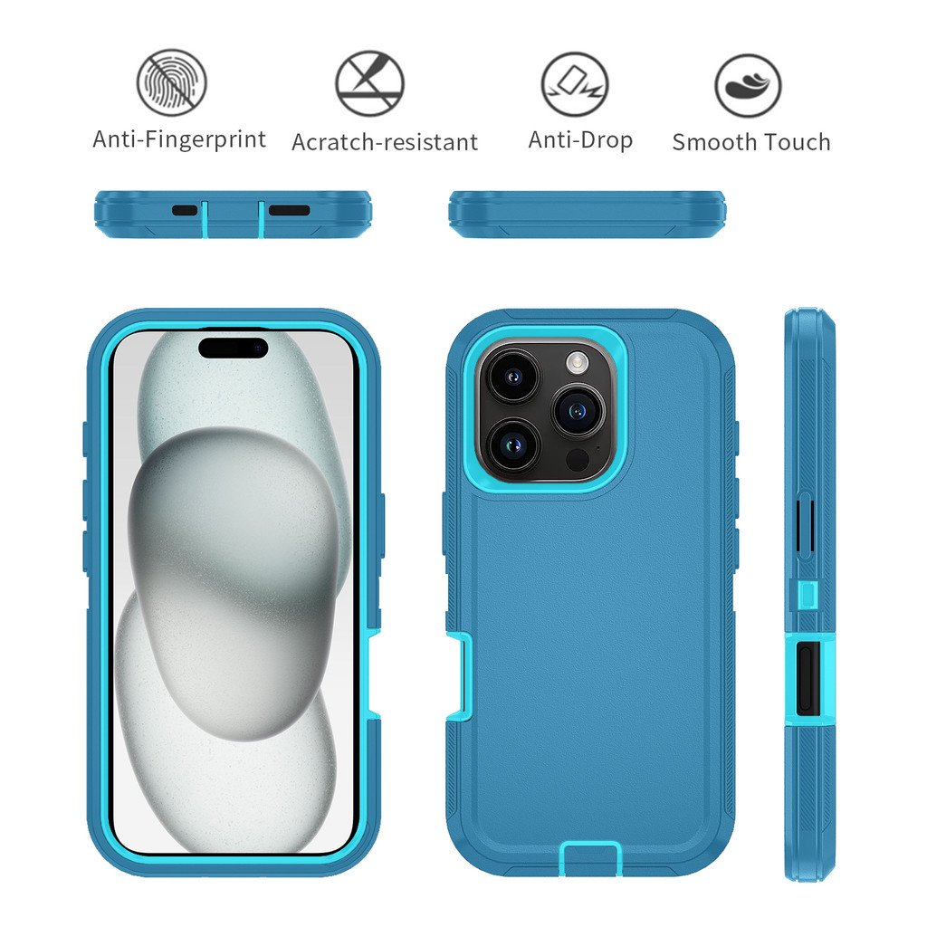 Armor Shockproof Defender Phone Case For iphone 11 12 13 14 15 16 Pro ...