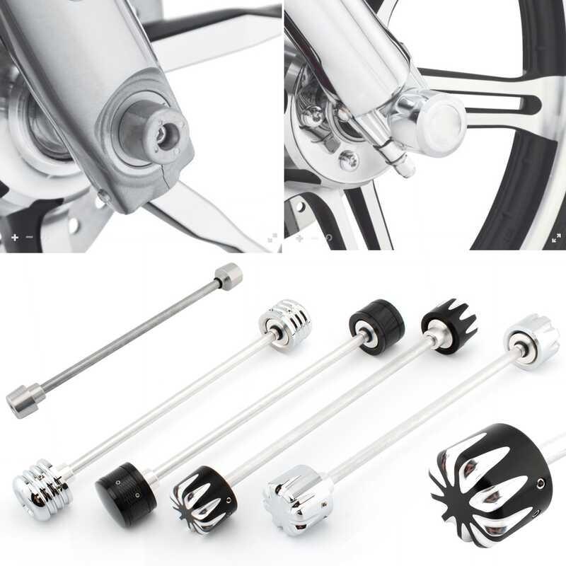 Front Axle Fork Crash Slider Caps Para Sa Harley Fat Boy SOFTAIL ...