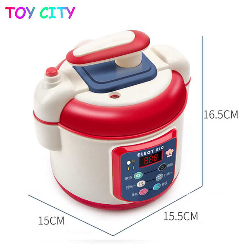 Play House Pretend Rice Simulation Cooker Porridge Sound At Light ...