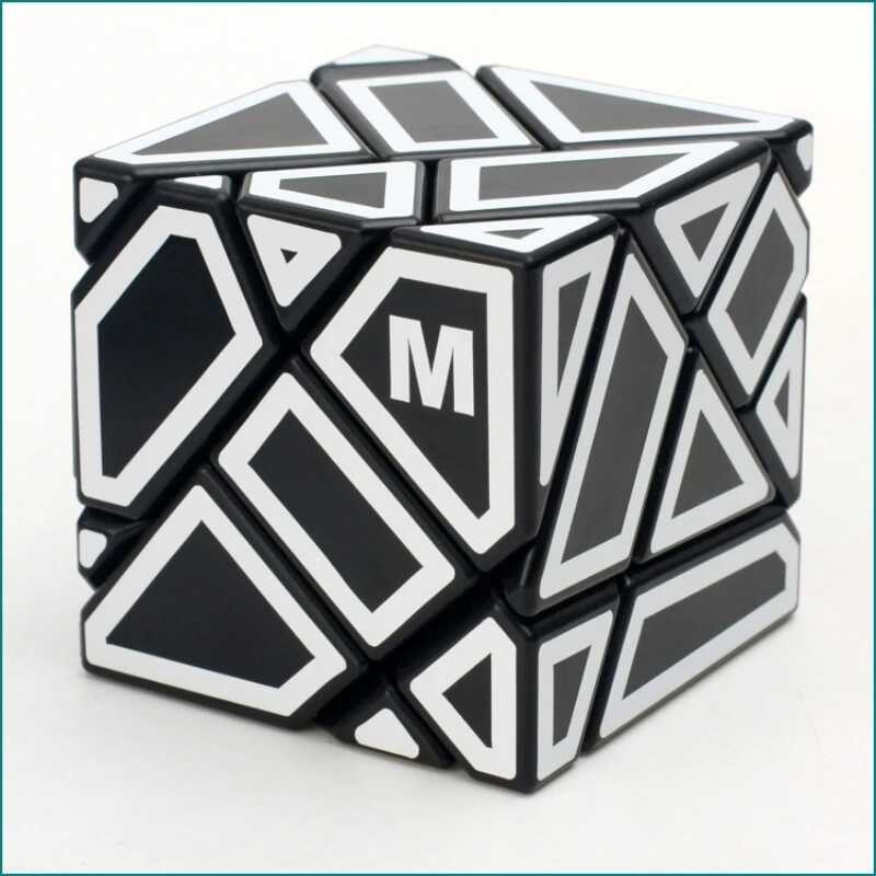 Magic Ghost 3X3x3 Cube Mirror Surface Twist Speed Puzzle Cubo Magico ...