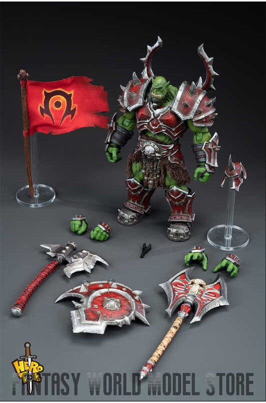 3A In Stock Hero Games 1/12 Scale Elite Soldier Kukaron Orc Commander 7 ...