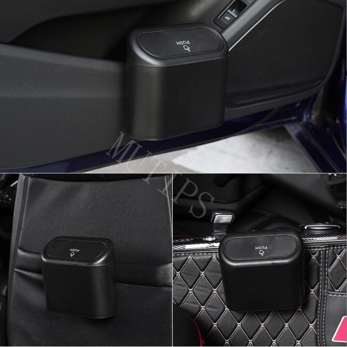 Subaru Car Mini Dustbin Box Flip Lid Dustbin Garbage Storage Hanging ...