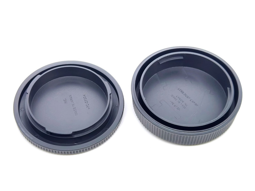 1 set (No words) Lens cap For Canon Front and rear cover For Canon EOS ...
