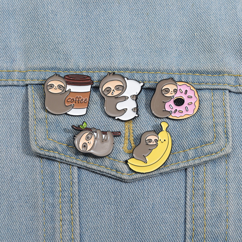 25 Sets Totoro Badge Brooch Cartoon Kirby Rugrats Character Pins Cute ...