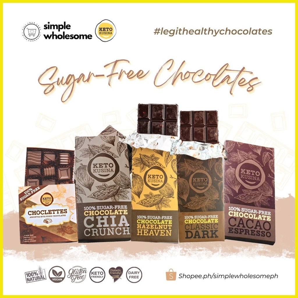 Simple Wholesome - Keto Kusina 100% Sugar-Free Chocolates Hazelnut ...