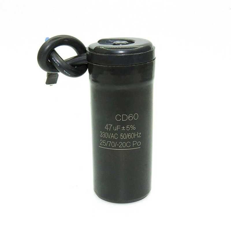 CD60 koelkast vriezer compressor startcondensator 330 V 330 VAC 47 UF 64 UF 75 UF 80 UF 36-43 UF 88-108 UF 130-156 UF 156 UF 53-64 UF (maat: Inserts 53-64 UF (Maat: Inserts 53-64 UF (Maat: Inserts