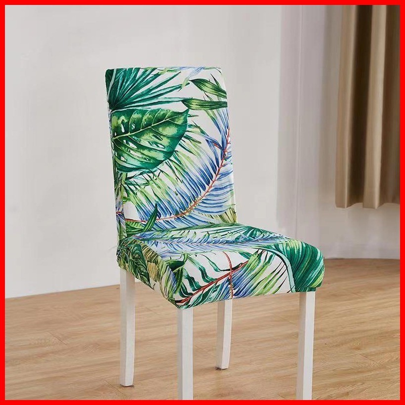 HB New Trend Printed Dining Seat Cover Stretch Chair Cover for Dining Room 1 Piece Only
