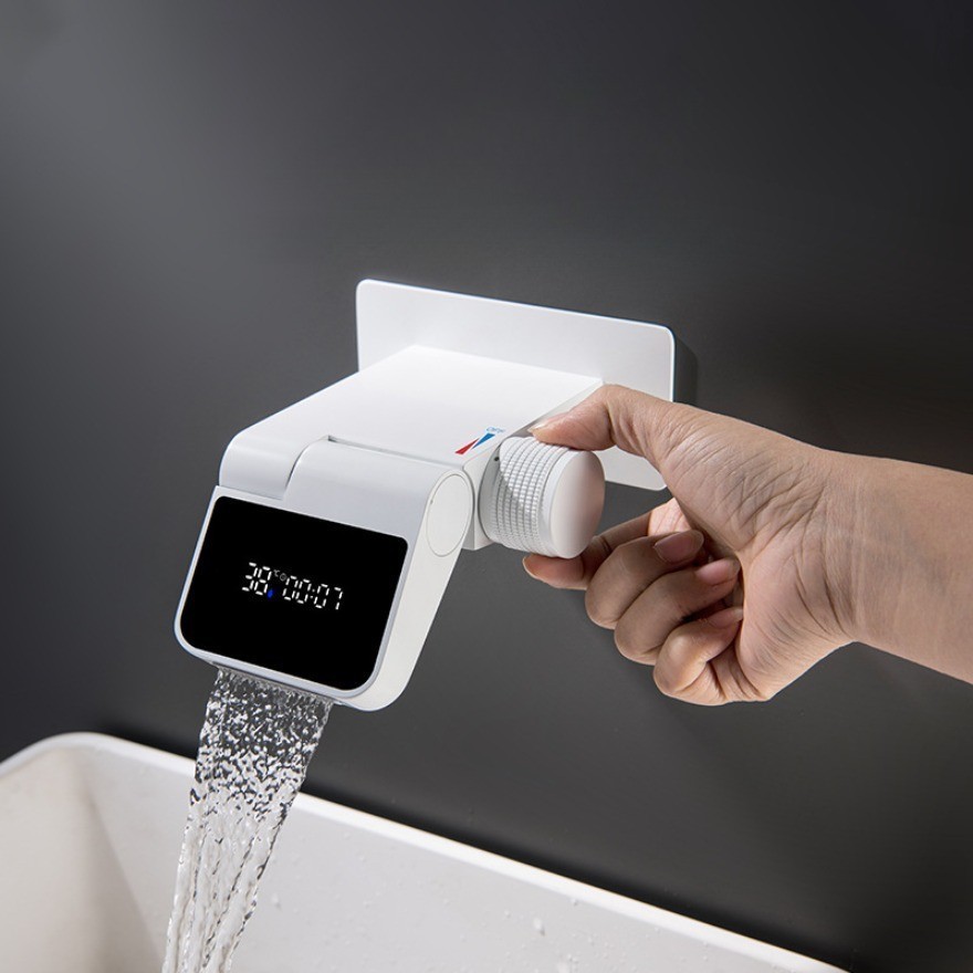 German Smart Digital Display Foldable Waterfall Tap for Hidden ...