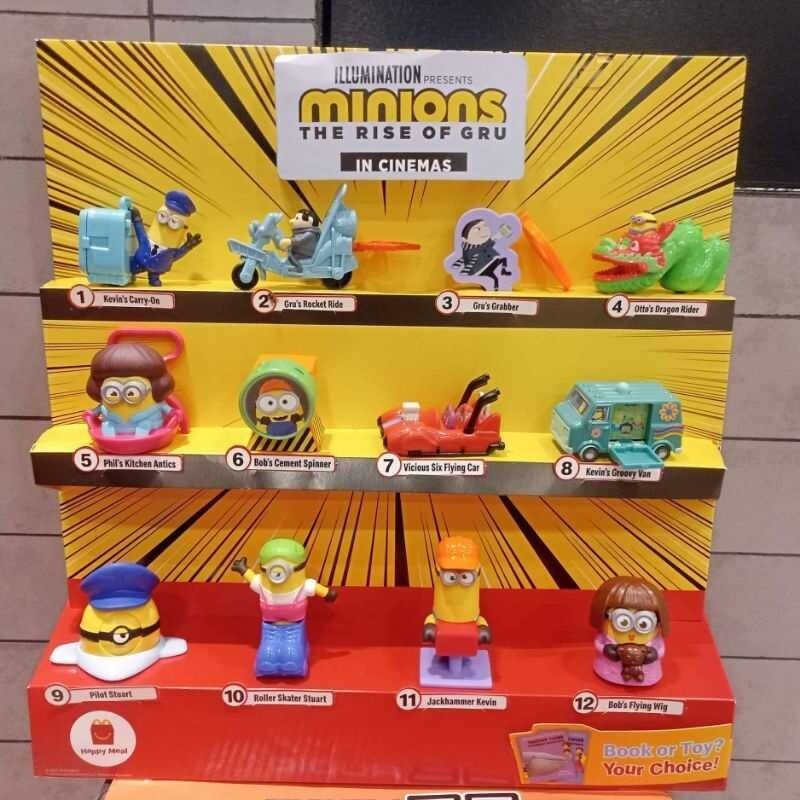 COD Mcdonalds Happy Meal Minion Toy - Minions Rise Of The Gru | Shopee ...