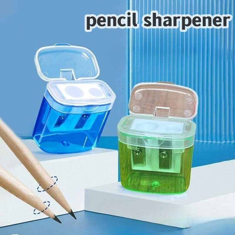 Double Hole Sharpener gamit ang Case Stationary Plastic Manual ...