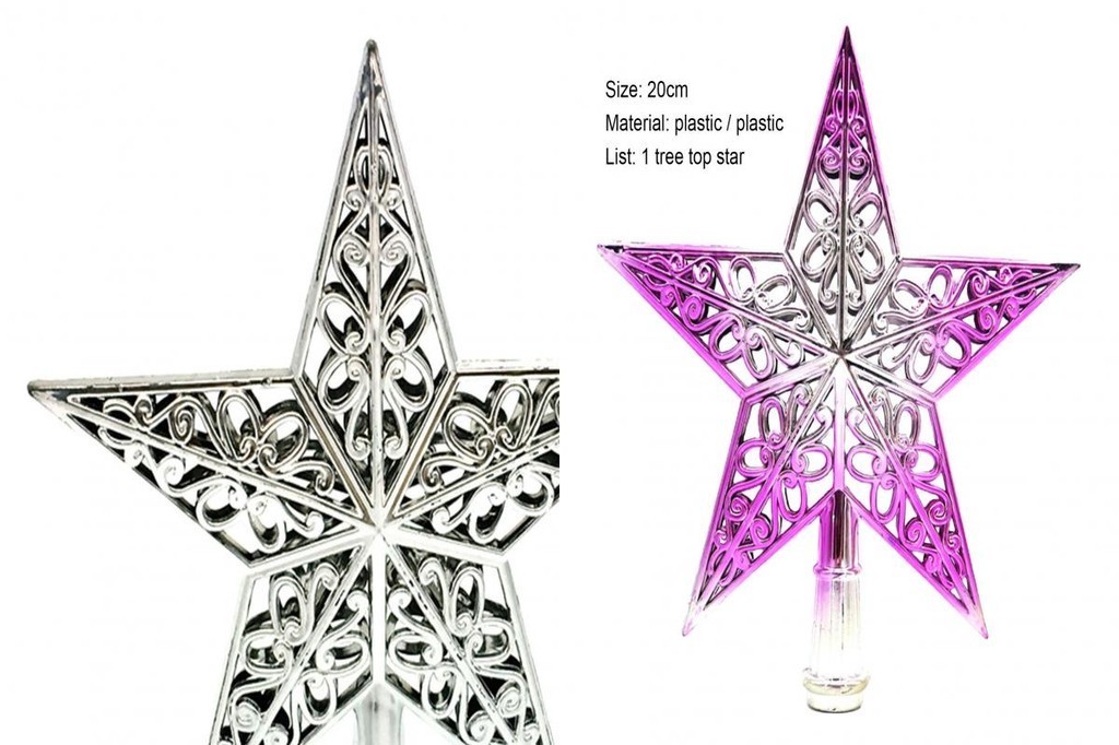 [Ready stock] Lightweight Christmas Tree Topper Star for Holiday Eye ...