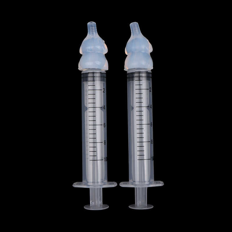 10Ml Aspirator 1/2Pcs Syringe Irrigator Washing For Children Baby Nose ...