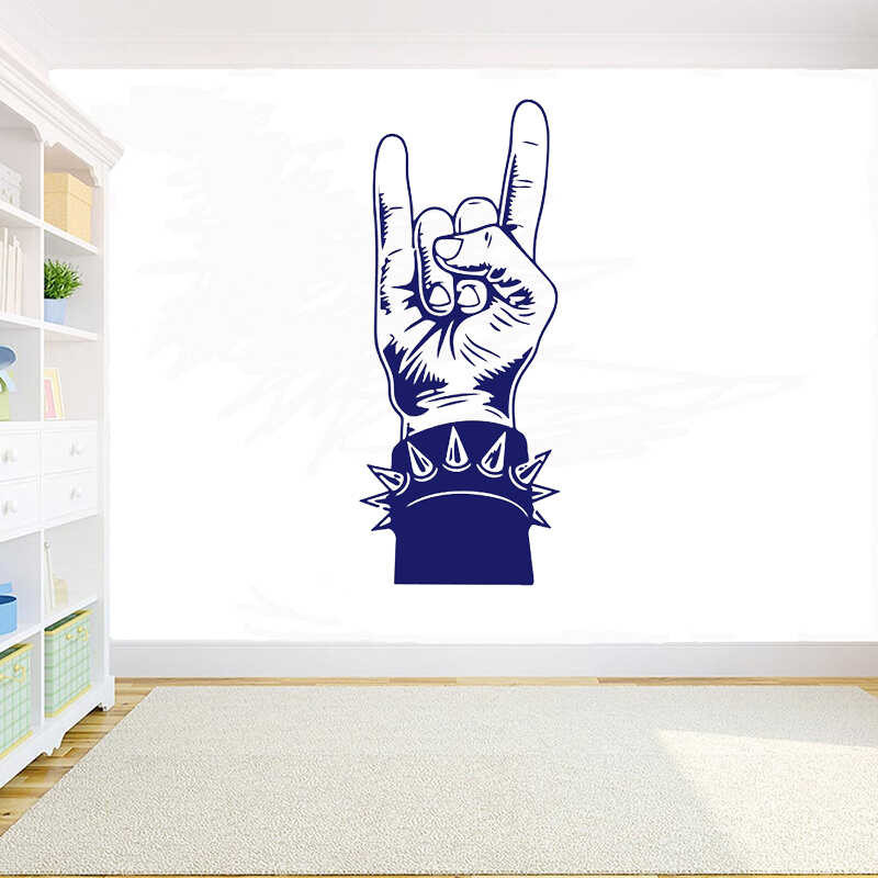 Of Hand Victory Wall Decal Music Fans Sticker Art Decals Home Decor For ...