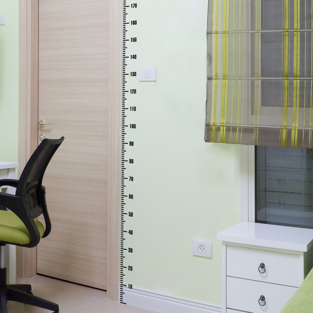 Simple Height Wall Stickers Measure The Height of Children with Height ...