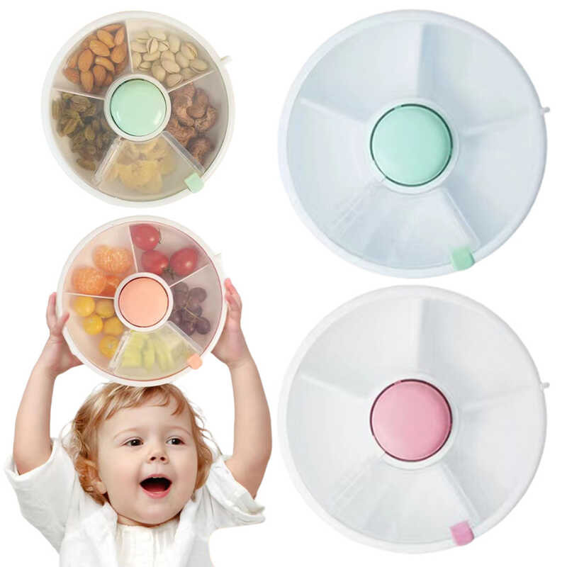 Melon Spinner Candy Seeds Organizer Box May 5 Compartment & Lid ...