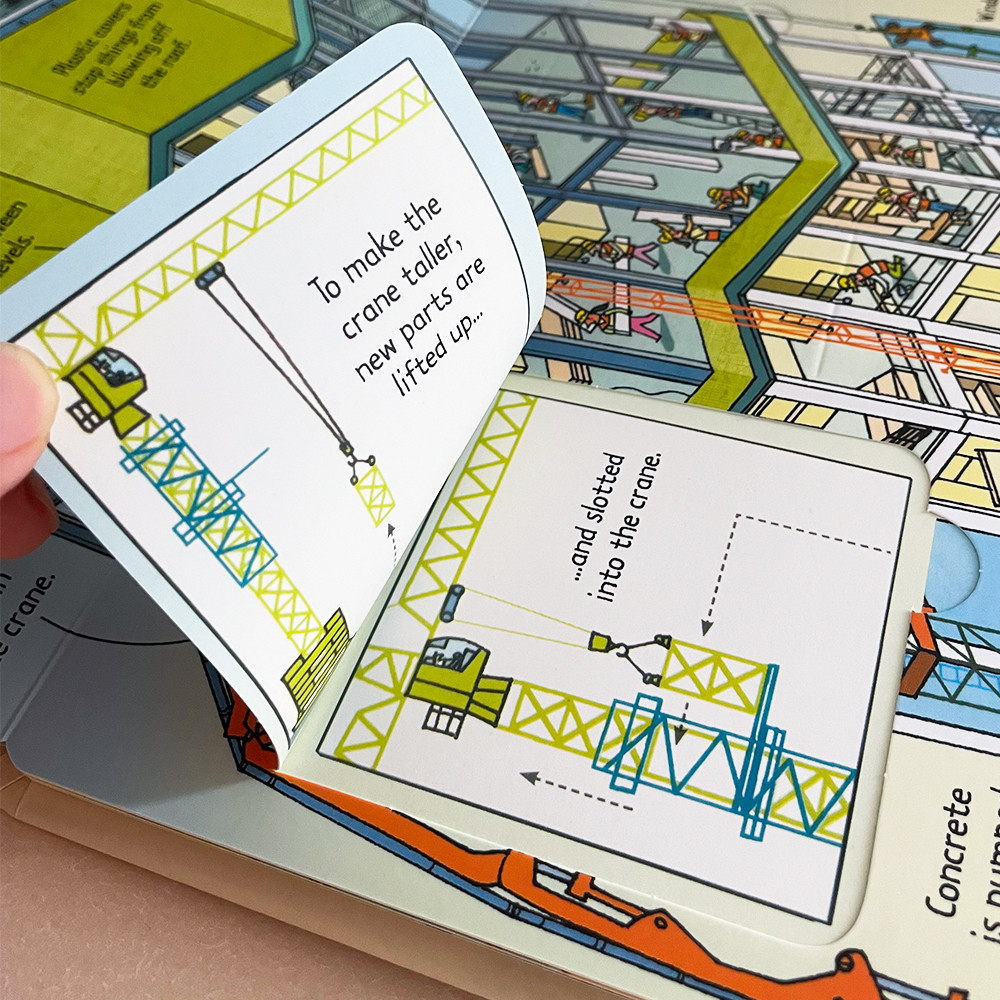 Usborne Look Inside Building Sites 3D Flap preschool interactive ...