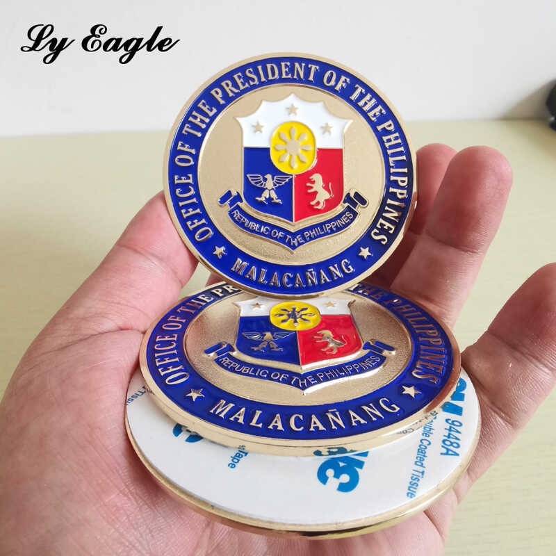Emblem Ng Pilipinas Four Steel Pangulong Tanggapan Stainless Gold ...