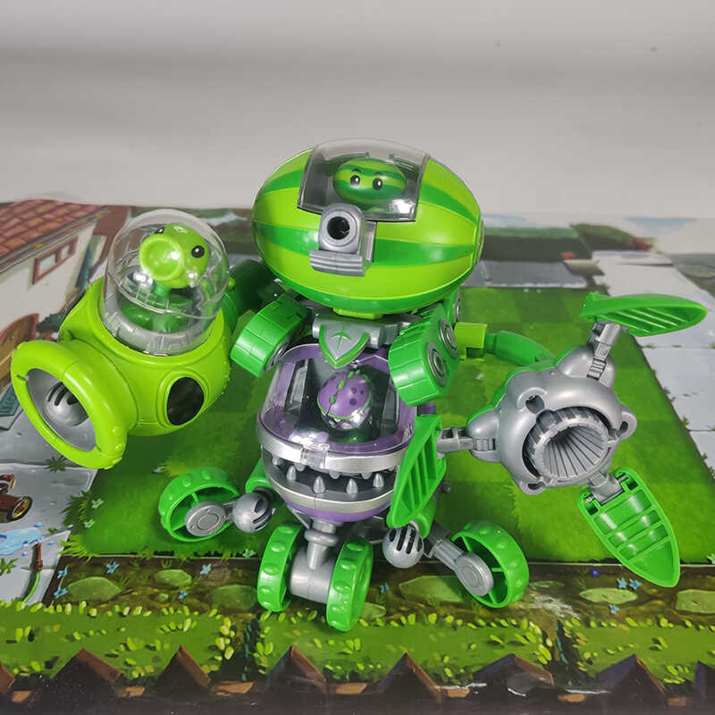 Zombies Plants Vs. Transformation Assembly 3-In-1 Big Mouth wer ...