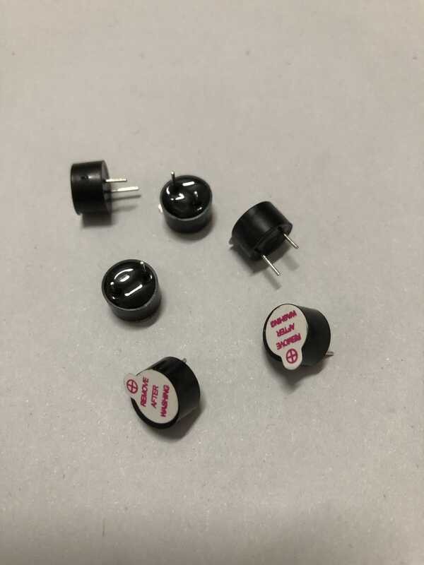 Direct insertion active electromagnetic buzzer, ultra-small 2-pin ...