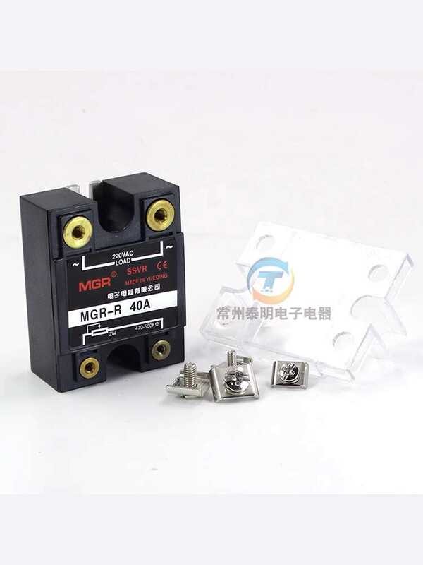 MGR-R AC sing-phase solid-state regulator relay SSVR Megger 40A A ...