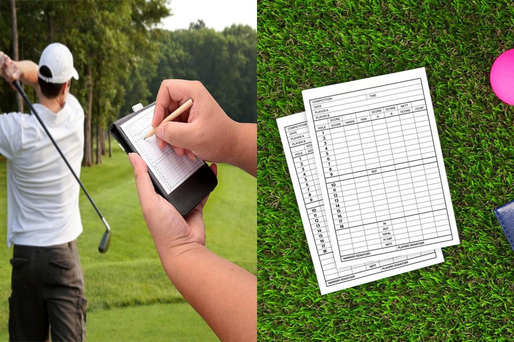 [Sy] Durable Golf Scorecard Paper Golf Scorecard Smooth Paper 10 Pcs ...