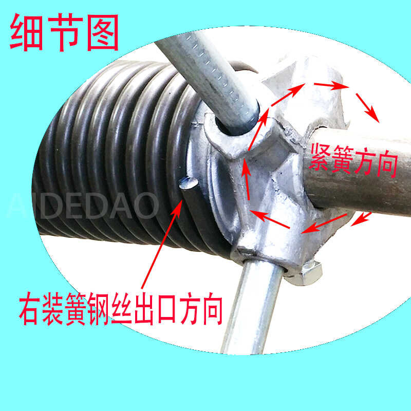 Eddao electric roller shutter flap industrial garage door torsion coil ...