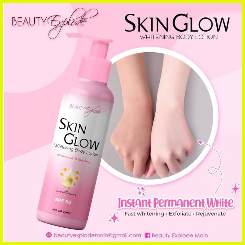 ۞ BEAUTY EXPLODE SKIN GLOW BODY LOTION 250ML | Shopee Philippines